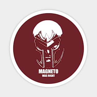 Comic' book - magneto was right Magnet